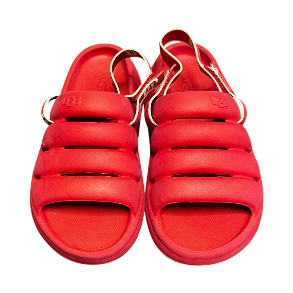 UGG Big‎ Kids Sport Yeah Sandals Samba-Red Size 3K  MARKS K3 Kids Size 3